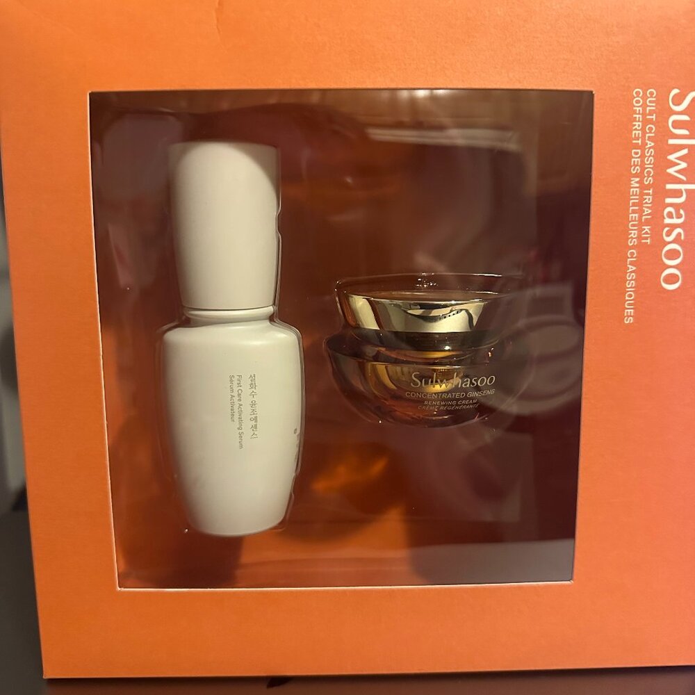 Sulwhasoo Essentials [limited edition cult classics Kit Serum + Renewing Cream]